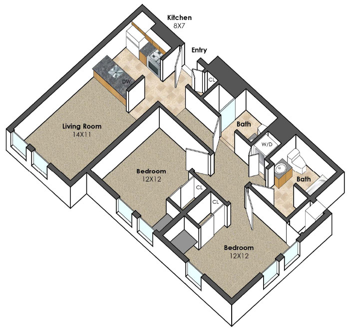 Apartments in Ithaca, NY Student Apartments NovarrMackesey